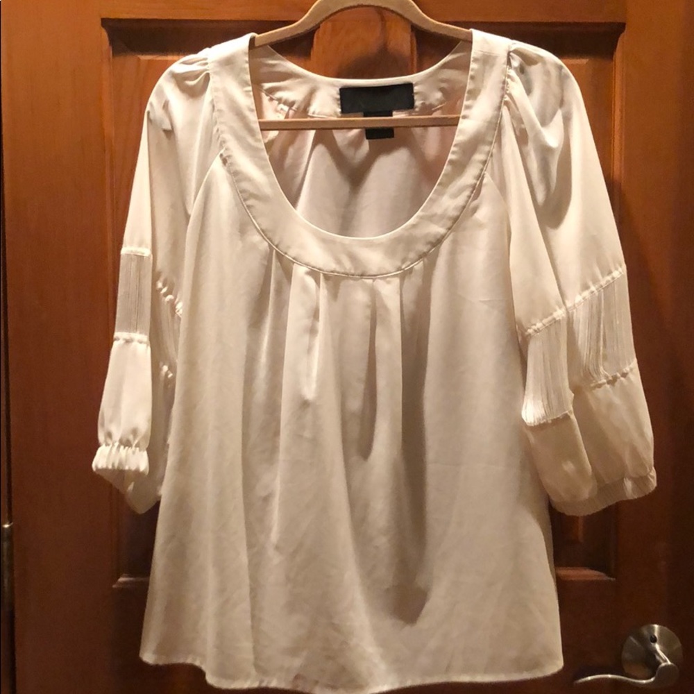 Kardashian “Kollection” chiffon blouse.